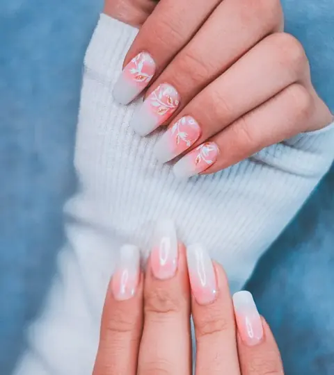 Playful pink nail art — reference photograph