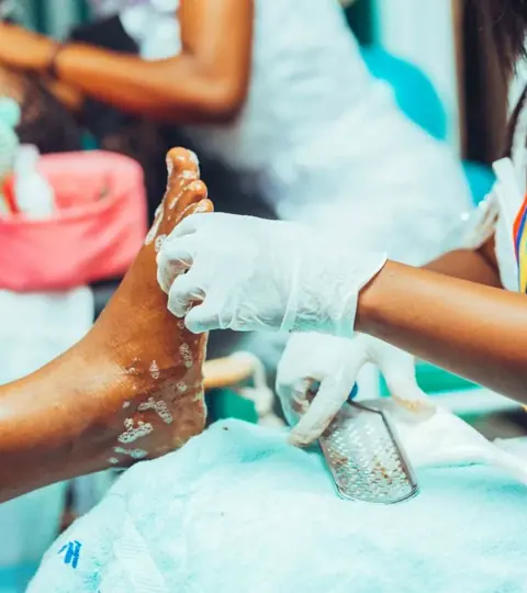 Foot care ritual — reference photograph